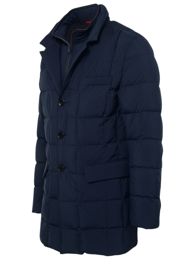 Shop Fay Blue Polyester Down Coat Man