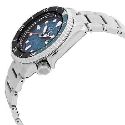 Pre-owned Seiko 5 Sports Automatic Teal Dial Men's Watch Srpj45k1