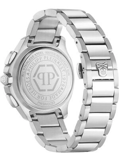 Pre-owned Philipp Plein Pwsaa0223 High-conic Chronograph Mens Watch 44mm