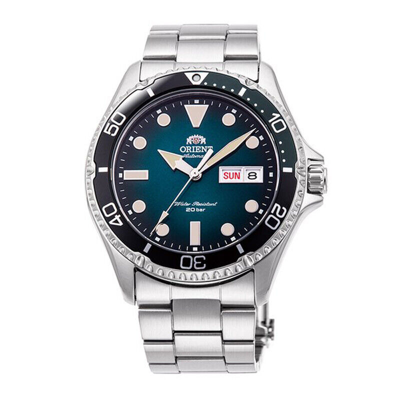 Pre-owned Orient Sports Rn-aa0811e Blue Automatic Mechanical Diver 200m Men Watch Japan