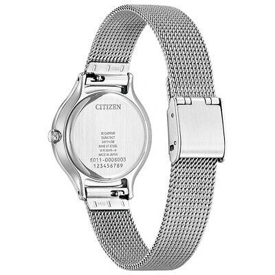 Pre-owned Citizen Xc Mizu Collection Ew2631-55a Silver Eco-drive Women's Watch In Box