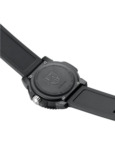 Pre-owned Luminox Sea Lion Orange Dial Men's Military Watch X2.2059.1