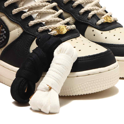 Pre-owned Nike Air Force 1 Low Premium Goods The Sophia Dv2957-001 Us Womens 5-15 In Black