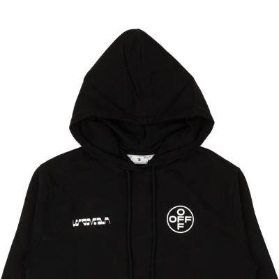 Pre-owned Off-white C/o Virgil Abloh Black Painting Reg Hoodie Size Xs $670