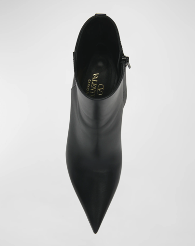 VALENTINO GARAVANI Pre-owned Rockstud Stiletto Booties, Black - Retail $1750