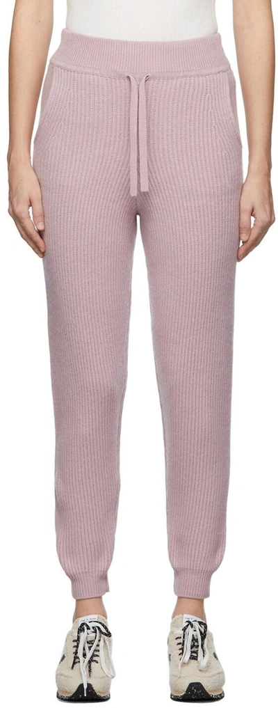 Pre-owned Rag & Bone Pink Cashmere Pierce Lounge Pants Size:s/xs