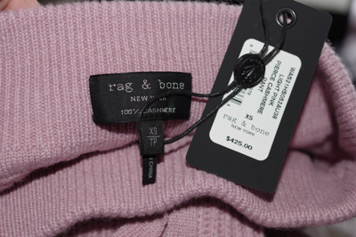 Pre-owned Rag & Bone Pink Cashmere Pierce Lounge Pants Size:s/xs