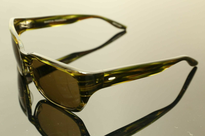 Pre-owned Barton Perreira Authentic B. Perreira Sunglasses Dutchie 57 Men Col Fern Gully / Vintage Brown In See Photo