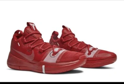 Pre-owned Nike Kobe Ad Exodus Red Shoes At3874-600 Men Size 17.5 Brand