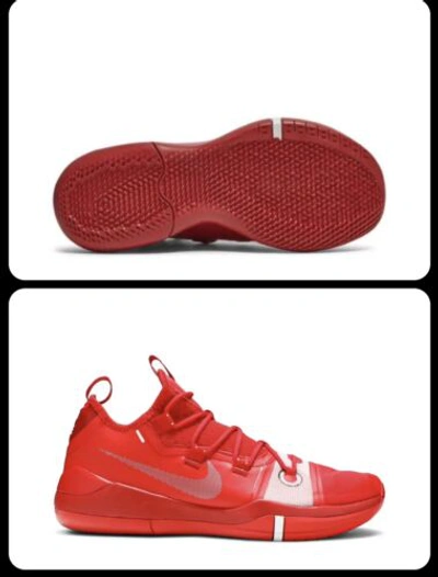 Pre-owned Nike Kobe Ad Exodus Red Shoes At3874-600 Men Size 17.5 Brand