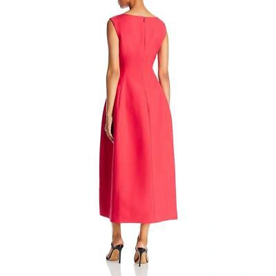 Pre-owned Lafayette 148 York Womens Knit Sleeveless Summer Maxi Dress Bhfo 2888 In Vibrant Coral