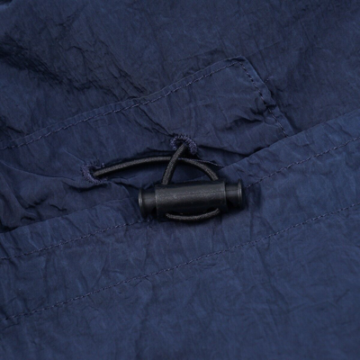 Pre-owned Boglioli Navy Blue Lightweight Packable Nylon Field Jacket L (eu 52)