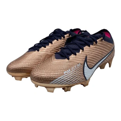 Pre-owned Nike Zoom Mercurial Vapor 15 Elite Fg Copper Soccer Dr5934-810 - Men's Size 9 In Gold