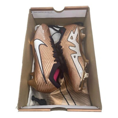 Pre-owned Nike Zoom Mercurial Vapor 15 Elite Fg Copper Soccer Dr5934-810 - Men's Size 9 In Gold