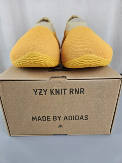 Pre-owned Adidas Originals Adidas Yzy Knit Rnr Yeezy Knit Runner Sulfur Mens 6 Womens 7.5 Gw5353 Kanye In Yellow