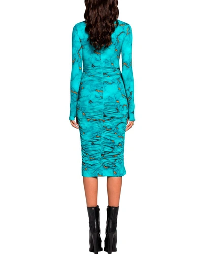 Shop Roberto Cavalli Short Dresses In Blue
