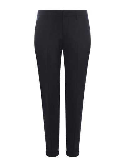 Dondup Trousers  Gaubert In Virgin Wool In Blu