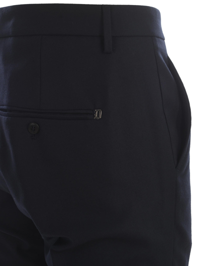 Dondup Trousers  Gaubert In Virgin Wool In Blu