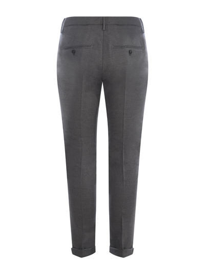 Dondup Gray Mens Trousers In Grigio Chiaro