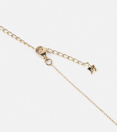 Mateo 14kt Gold La Barre Necklace With Diamonds In Gold