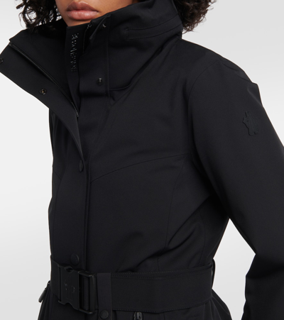 Shop Moncler Hainet Ski Jacket In Black