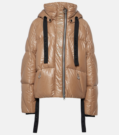 Shop Toni Sailer Pauleta Down Ski Jacket In Beige