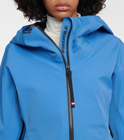 Shop Moncler Teche Ski Jacket In Blue
