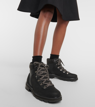 Shop Sorel Lennox™ Hiker Stkd Leather Hiking Boots In Black