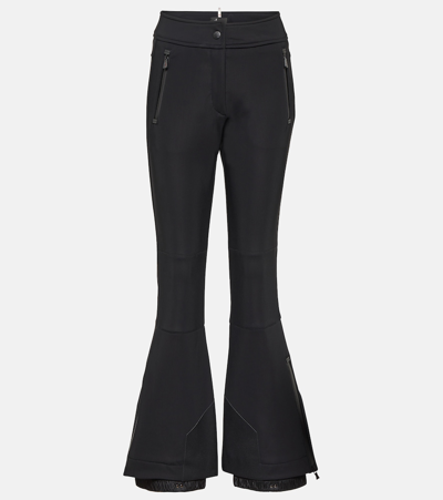 Shop Moncler High-rise Ski Pants In Black