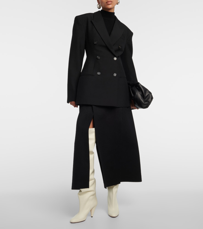 Shop Proenza Schouler Cone Leather Over-the-knee Boots In White