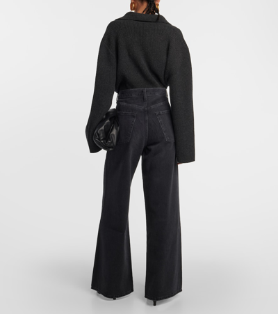 Citizen Of Humanity Beverly Slouch Boot Trouser In Black