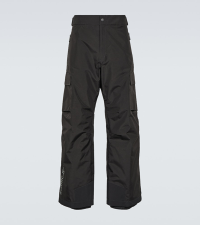 Shop Moncler Mid-rise Ski Pants In Black