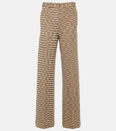 Shop Missoni Wide-leg Pants In Multicoloured