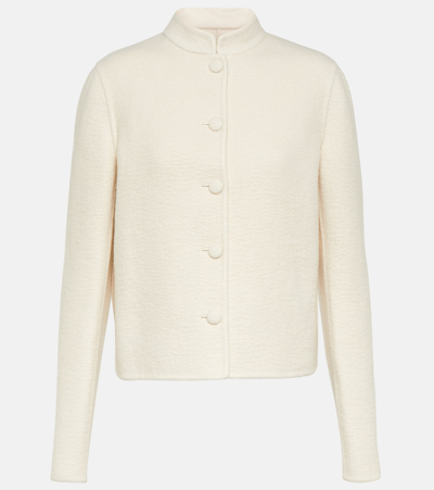 Shop Gabriela Hearst Larrington Cashmere Jacket In White