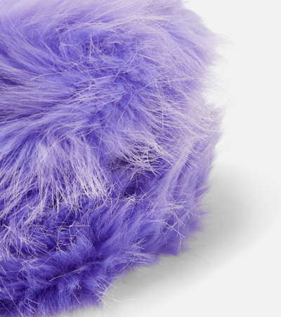 Ruslan Baginskiy Faux Fur Hat In Purple