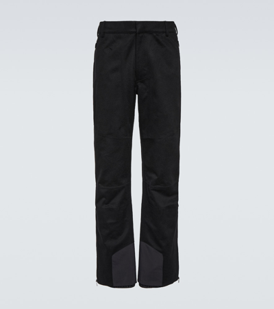 Shop Zegna Cashmere Ski Pants In Black