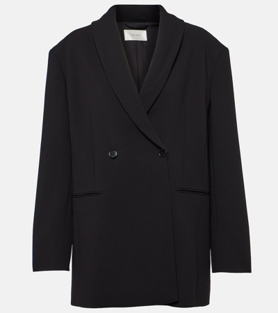 Shop The Row Diomede Wool Jacket In Black