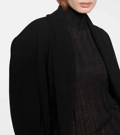 Shop The Row Diomede Wool Jacket In Black