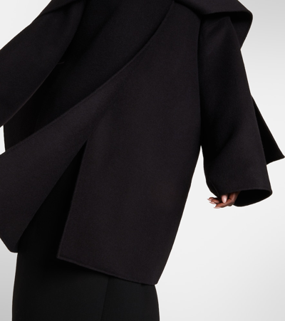 Shop The Row Meti Scarf-detail Cashmere Coat In Brown