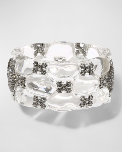 Shop Alexis Bittar Punk Royale Quilted Lucite Crystal Bracelet
