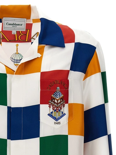 Shop Casablanca ' Primary Check' Shirt In Multicolor