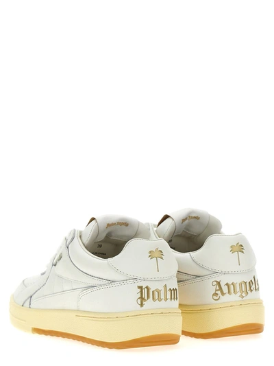 Shop Palm Angels 'palm University' Sneakers In White