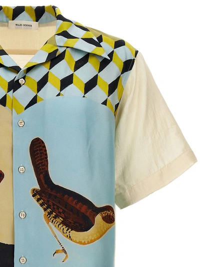 Shop Wales Bonner 'birdsong' Shirt In Multicolor