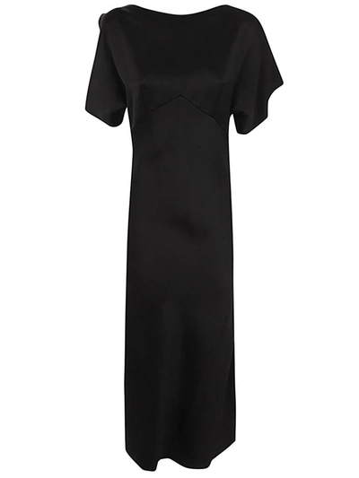 Shop N°21 Short Sleeves Long Dress Clothing In Black