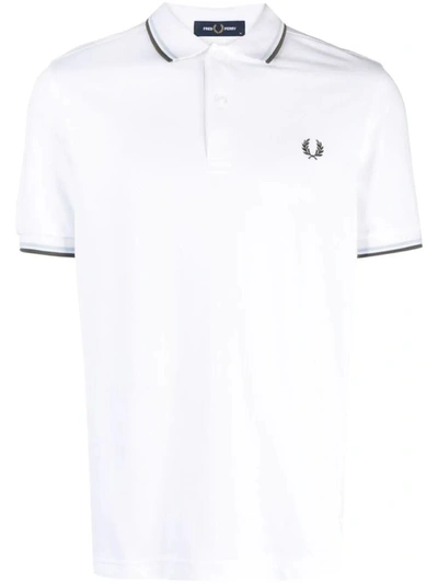 Shop Fred Perry Fp Twin Tipped Shirt Clothing In White
