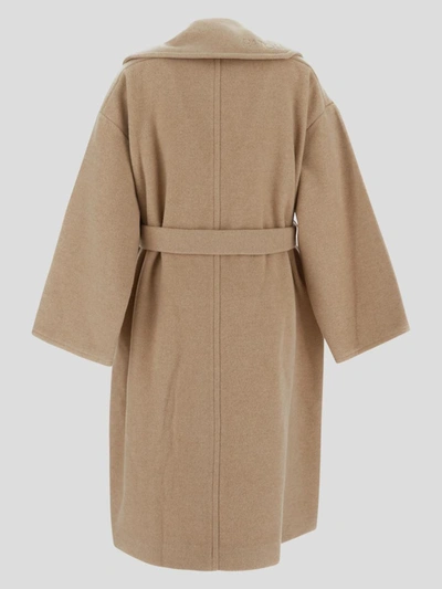 Shop Patou Coats In Biscuit