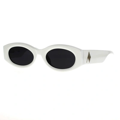 Shop Attico The  Sunglasses In White