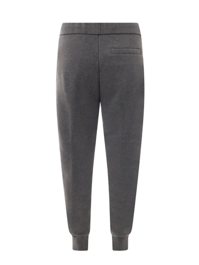 Shop Moncler Trouser In Grey