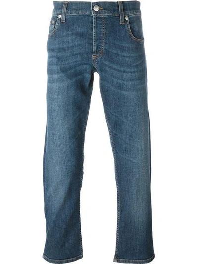 Shop Alexander Mcqueen Straight Leg Jeans