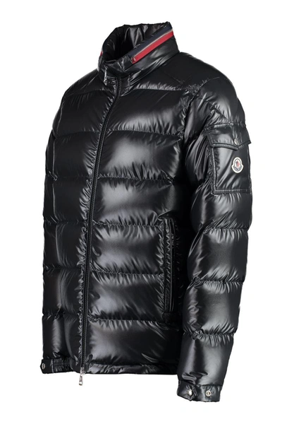 Shop Moncler Bourne Short Down Jacket In Black